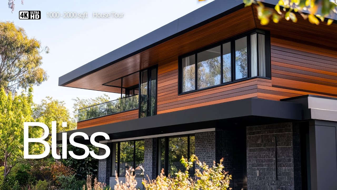 Mid-Century Modern Interior Design: Simple Flower Decoration and Courtyard Door Ideas