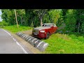 Cars vs massive speed bumps 161  beamng jorge games