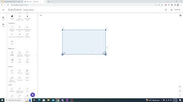 Constructing a rectangle using GEOGEBRA