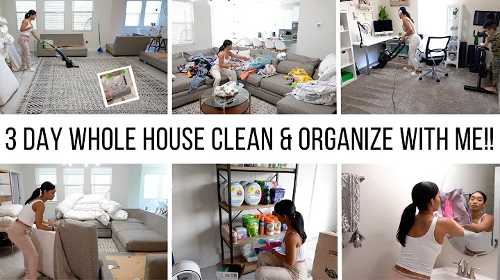 EXTREME WHOLE HOUSE CLEANING MOTIVATION! // CLEAN ...