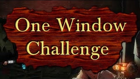 Call of Duty: Black Ops 3 Custom Zombies! One Window challenge PART 2!!!!