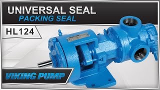 viking pump universal seal series with packing seal disassembly, repair & reassembly