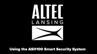 Using the ash-100 voice activated smart security system - live video
camera