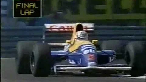 Mansell Last Lap Retirement - 1991 Canadian Grand ...