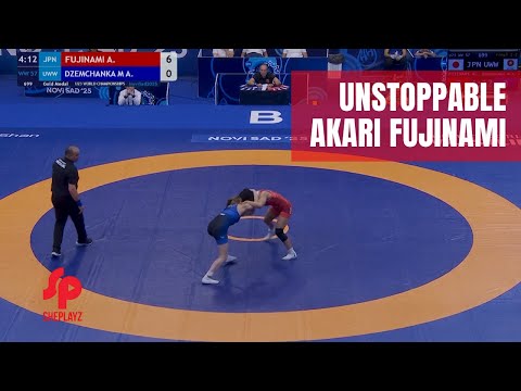 Akari Fujinami Dominates To Win 57kg Gold U23 World Wrestling Championships 2025