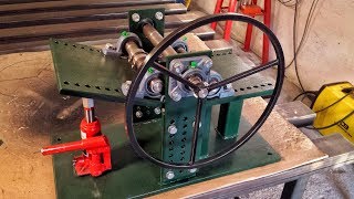 Rollenbiegemaschine selber bauen - Biegemaschine, Biegegerät