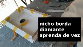 super passo a passo de um nicho borda diamante