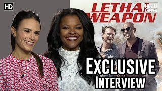 Jordana Brewster & Keesha Sharp - Lethal Weapon TV Show Exclusive Interview