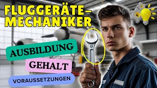 Was macht ein Fluggerätemechaniker | | Ausbildung, Gehalt & Voraussetzungen 🔧😮