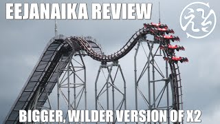 Eejanaika Review, Fuji-Q Highland S&S 4th Dimension Roller Coaster | Bigger, Better Version of X2