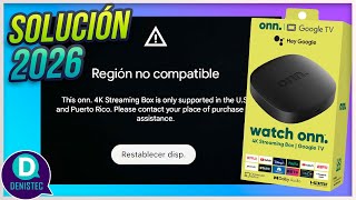 Como desbloquear Tv Box ONN por Region no compatible | Método comprobado ✅😉 screenshot 1