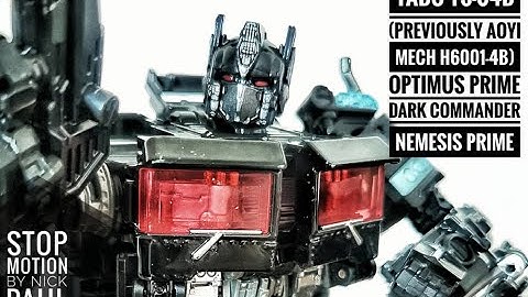 STOP MOTION: UNBOXING of TRANSFORMERS TABO YS-04B (previously Aoyi Mech H6001-4B) NEMESIS PRIME