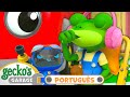 Hora de Dormir Gecko! | 2 HORAS DO GECKO! | Garagem do Gecko | Desenhos Animados em Português