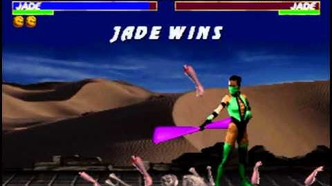 Mortal Kombat Trilogy - Playstation & PC - Jade - Brutality