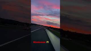 Kissimmee Florida Sun set