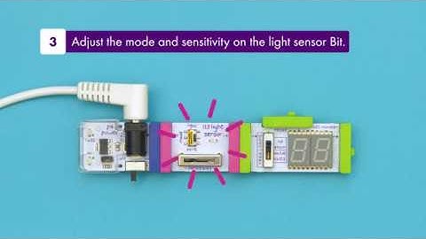Build a circuit with the Light Sensor Bit!