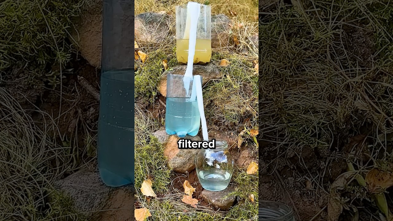 Make Clean Drinking Water With Paper Towels