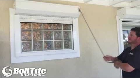 Manual Roll Down Hurricane Shutter