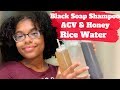 HOW I MAKE+USE NATURAL HAIR PRODUCTS| CLEANSER + CONDITIONER FOR CURLY HAIR
