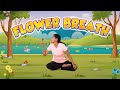 Breathing exercise for kids  the flower breath  yoga for kids  sheetkari  yoga guppy