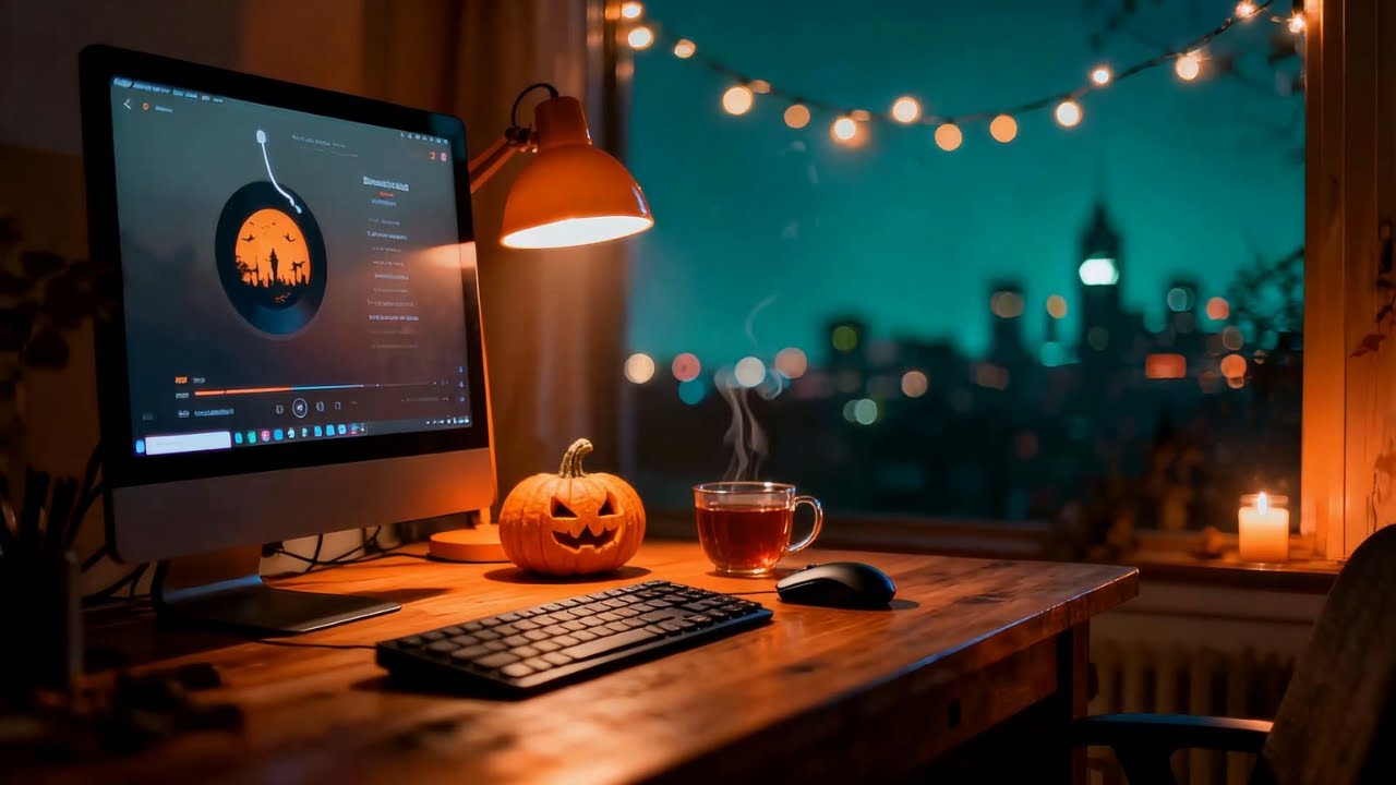 🎃 Cozy Halloween Jazz Music – Smooth Autumn Jazz for Work, Study & Relax | Gentle Jazz Vibes #38
