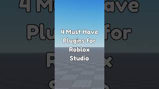 4 Must Have Plugins for Roblox Studio  #robloxstudio #roblox