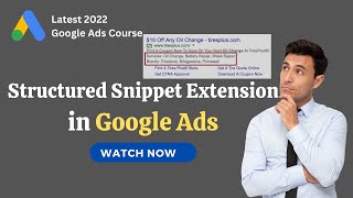 Structured Snippet Extensions Google Ads Hindi | Google Ads Extensions 2022