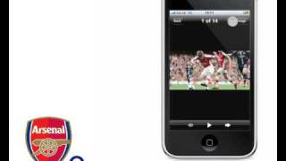 Arsenal iPhone app developed by 2ergo screenshot 1