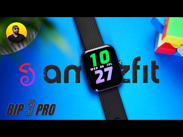 AMAZFIT BIP 3 : Unboxing & Review (Lightweight & Large Display) 