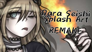 Remaking My Ocs Danganronpa Splash Art // Drawing With Dara #6