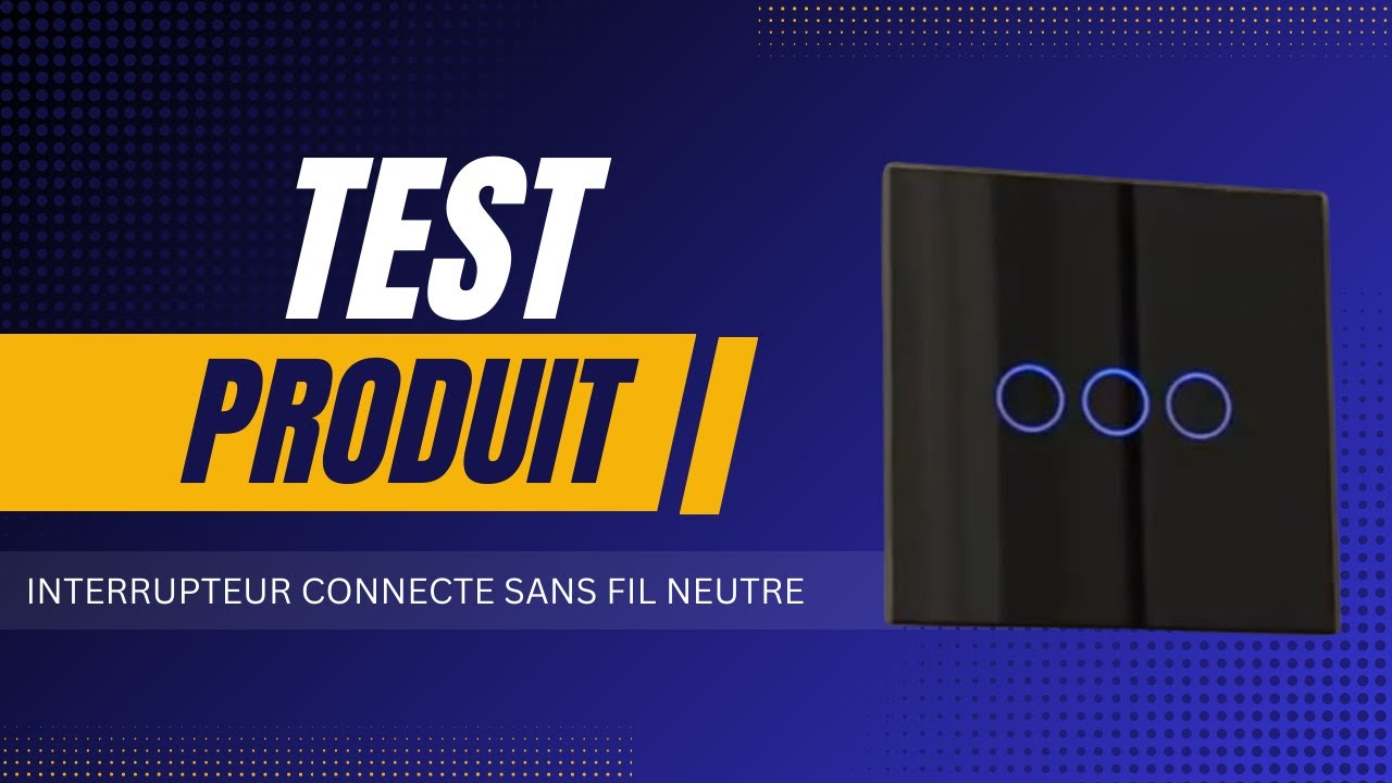 BSEED Interrupteur connecté zigbee sans neutre
