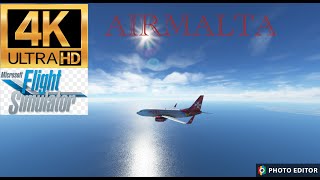 Flight Simulator 2020 - Landing in Malta - AirMalta ULTRA Graphics 4K screenshot 2