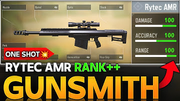BEST RYTEC AMR “ONE SHOT and FAST ADS" GUNSMITH IN CALL OF DUTY MOBILE | RYTEC AMR RANK BUILD|