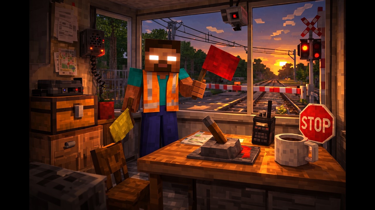 работаю частично дежурным по переезду без поездов