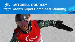 π¦πΊ Australia's Gourley Has A Great Para Alpine Skiing Run In His 4th Winter Games | Paralympic Games