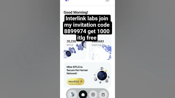 interlink labs new version app update #join my invitation code 8899974 get 1000 itlg free.