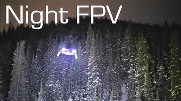 NIGHT FPV - Drone Quadcopter with 100W LED Bar