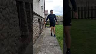 Shuffle wall drill - wejście bokiem