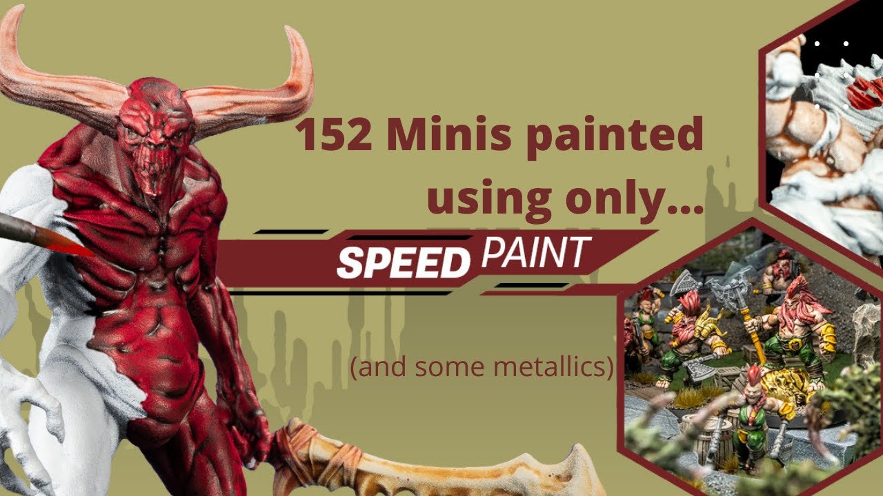 Speed paint your miniature army 40k aos by Guevesa_jan