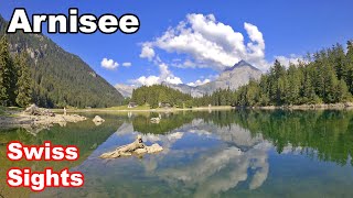 Arnisee Beautiful Alpine Lake Uri Switzerland 4K