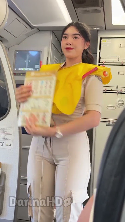 Beautiful Flight Attendant Steals Netizens' Attention on Social Media