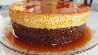 Une estas 2 mezclas y obtendrás un resultado maravilloso. Chocoflan