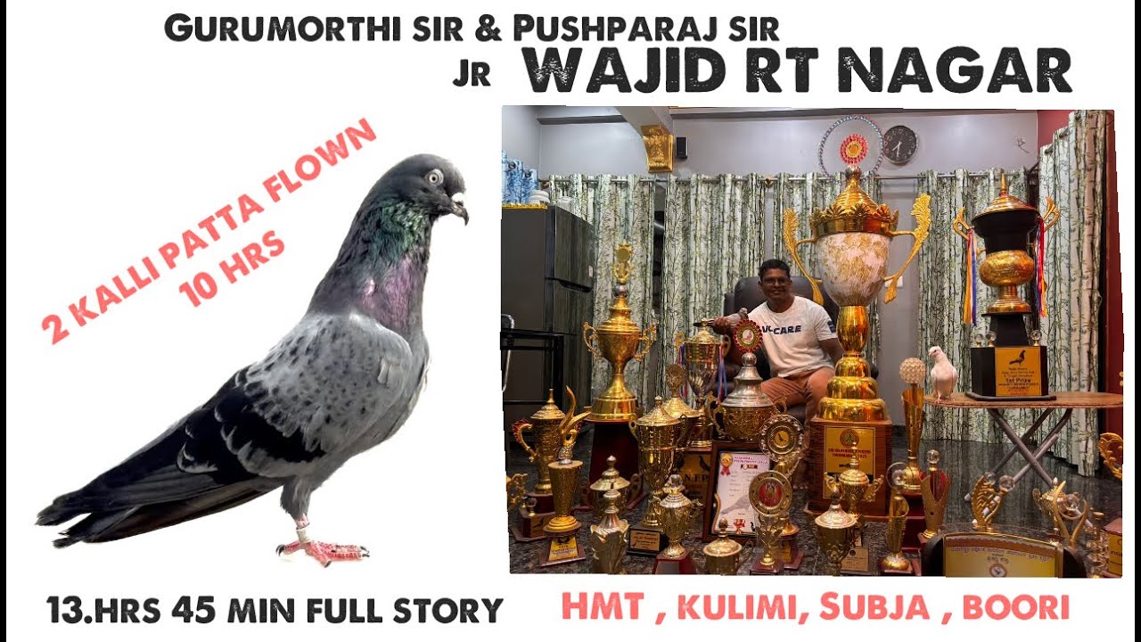 RT NAGAR WAJID ,HMT , kulimi ,subja, boori , 13 hrs 45 min, jr for Gurumorthi sir & Pushparaj Sri