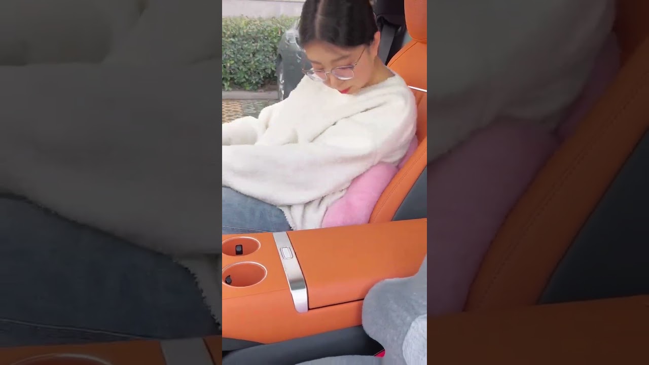 Frequent drivers, get yourself this plush four-leaf clover seat cushion! Made of soft plush mate