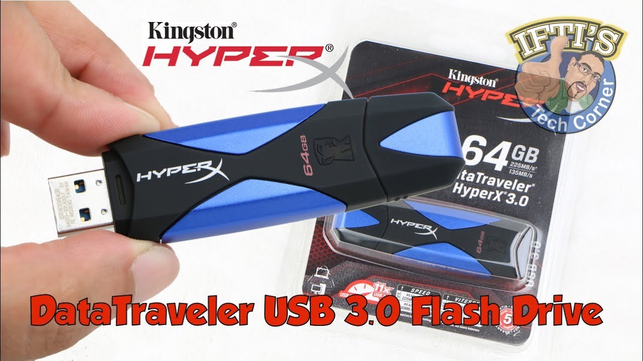 Grøn stewardesse Normal Kingston HyperX DataTraveler USB 3.0 Flash Drive - REVIEW - YouTube