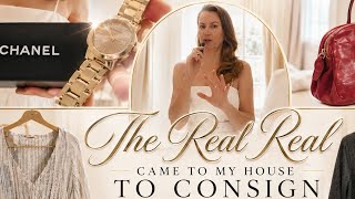 TheRealReal came to my house, Concierge Appointment, Consigning Cavalli, Armani, Burberry, Chanel