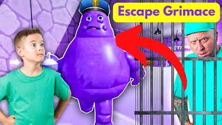 Escape BARRY's GRIMACE PRISON Obby!?