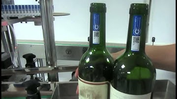 Automatic Labeling Machine for Round Bottles with Fix Position Sensor