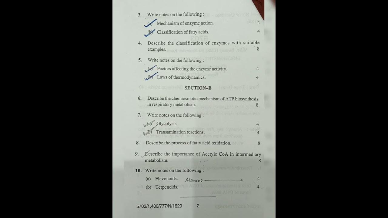 HPU MSC ZOOLOGY BOTANY BIOCHEMISTRY AND METABOLISM hpuexam exam hpu-msc-zoology-botany-biochemistry-and-metabolism-hpuexam-exam