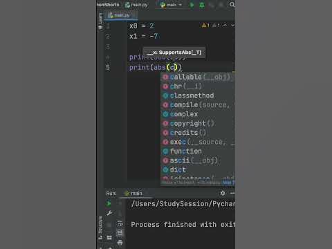 ABS Function In Python | abs() | Learn Python - YouTube